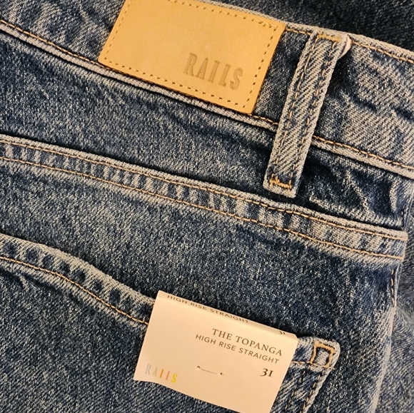 Rails Topanga High Rise Straight Delphinium 31 NWT - Picture 5 of 5